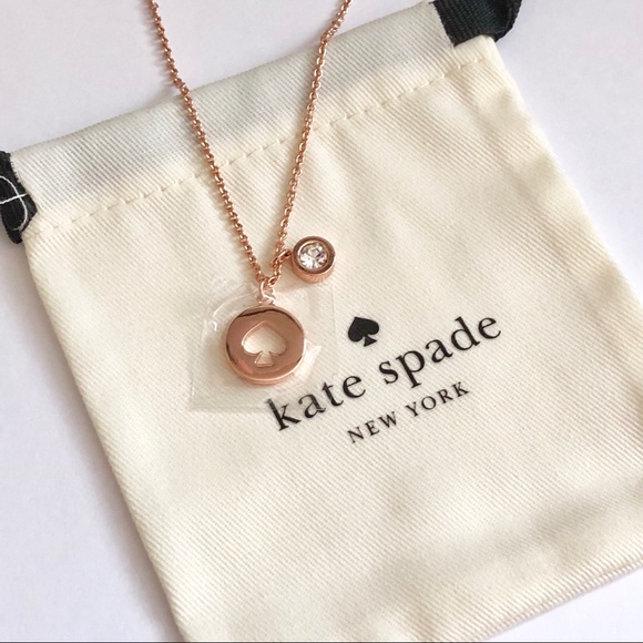 kate spade Jewelry - NEW! Kate Spade rose gold necklace